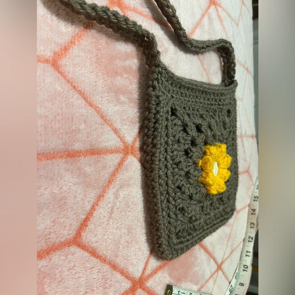 Crocheted (By Muah) Toddler Cross Body/Shoulder Bag 🌼 - Picture 2 of 10